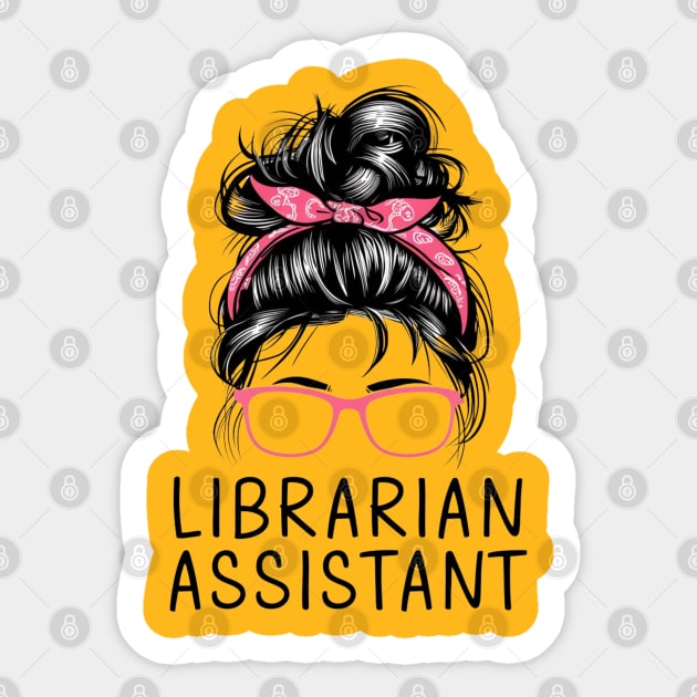 Librarian Assistant Sticker by Dylante